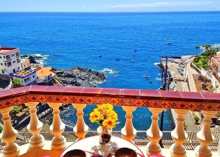 Apartamento Front Line Ocean View 2bed Wi-fi Your Puerto de Santiago (Tenerife)